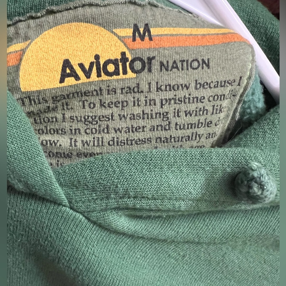 Aviator Nation bolt heart relaxed pullover - Picture 3 of 3